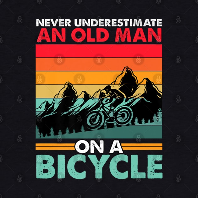 Never Underestimate An Old Guy With A Bicycle by rhazi mode plagget